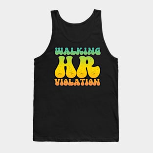 Walking HR Violation Tank Top